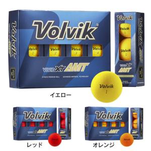 ボルビック（Volvik）（メンズ、レディース）ゴルフボール VIVID XT AMT ダース(12個入り)｜victoriagolf
