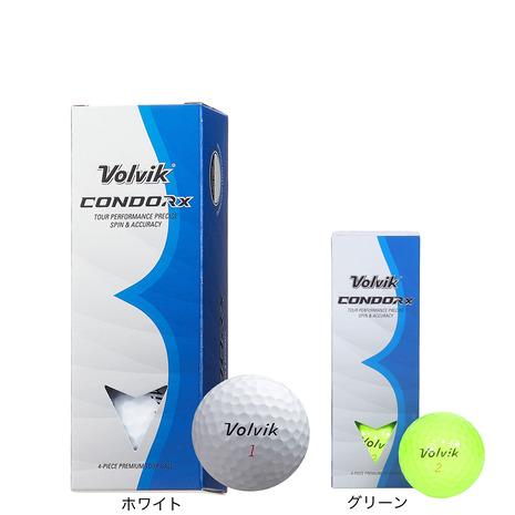 ボルビック（Volvik）（メンズ）ゴルフボール CONDOR X 4PC VV5PNA22 スリー...