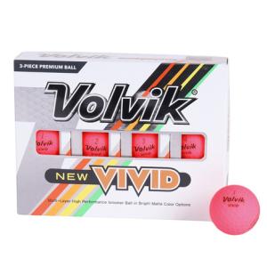ボルビック（Volvik）（メンズ）VIVID 23 VV5PNA04 PNK DZ ダース(12個入り)｜victoriagolf