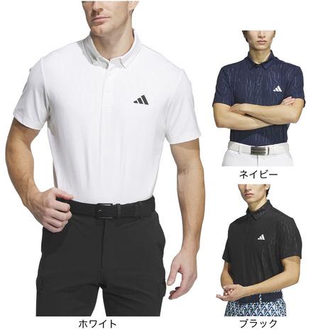 アディダス（adidas）（メンズ）ゴルフウェア HEAT. RDY デボスグラフィックシャツ IK...