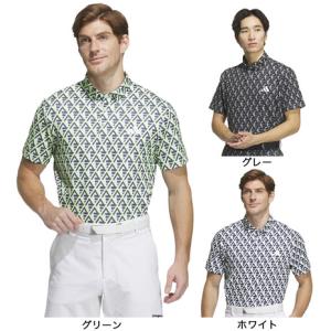 アディダス（adidas）（メンズ）ゴルフウェア マルチカラードBOSプリントシャツ IKK75