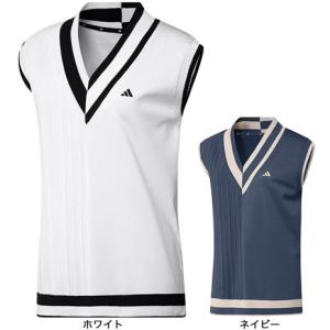 アディダス（adidas）（レディース）ゴルフウェア マルチパターン Vネックベスト IKK53｜victoriagolf