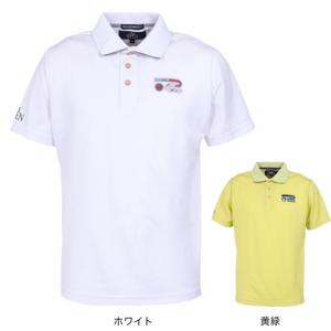 SRIXON 【美品】スリクソン×レクサス 半袖ポロシャツ イエロー×白