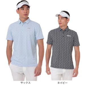 テーラーメイド（TAYLORMADE）（メンズ）ゴルフウェア グラフィック半袖ポロシャツ TL425