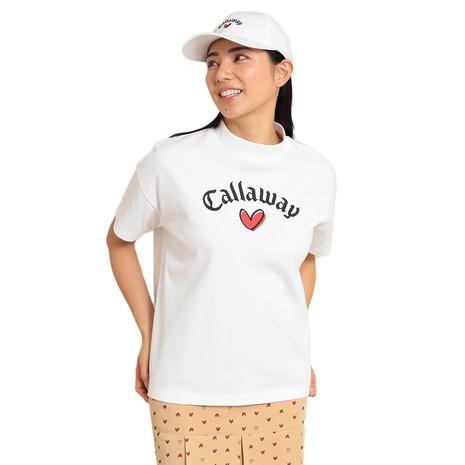 キャロウェイ（CALLAWAY）（レディース）ゴルフウェア 半袖モックネックシャツ C2413422...