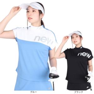 ニューバランス（new balance）（レディース）ゴルフ 半袖 フレンチスリーブ モックネックプルオーバー 012-4166505｜VictoriaGolf Yahoo!店