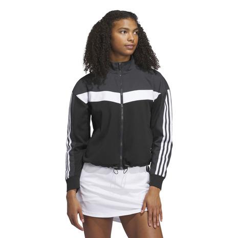 アディダス（adidas）（レディース）ゴルフウェア アウター ツイストニット レトロトラックジャケ...