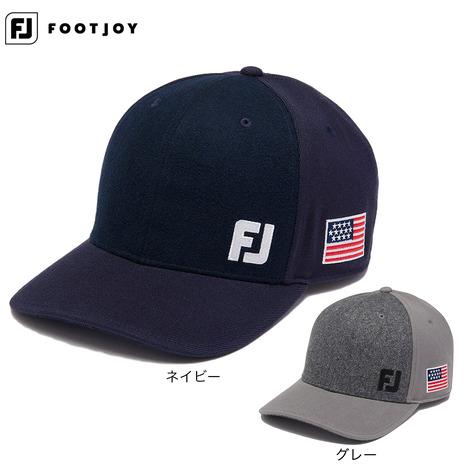 フットジョイ（FOOT JOY）（メンズ）メルトンコンビネーションキャップ NV FH24AMC