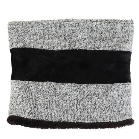 クー（Coo.）（メンズ、レディース）ボーダー ネックウォーマー 900CO4ST0014 BLK ...