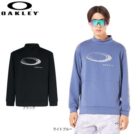 オークリー（OAKLEY）（メンズ）ゴルフウェア 長袖 吸汗速乾 ELIPS モックネックシャツ F...
