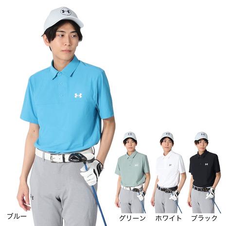 アンダーアーマー（UNDER ARMOUR）（メンズ）ゴルフウェア 半袖 Match play ポロ...
