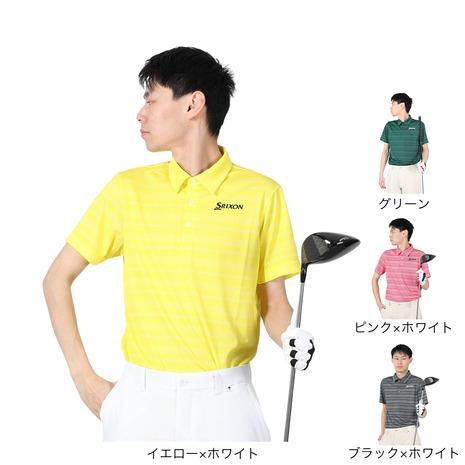 スリクソン（SRIXON）（メンズ）ゴルフウェア 半袖 松山英樹プロレプリカモデル 吸汗速乾 メッシ...