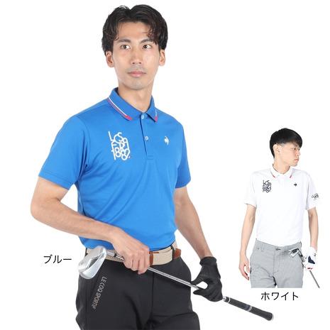 ルコックスポルティフ（lecoqsportif）（メンズ）ゴルフウェア 接触冷感 半袖シャツ QGM...
