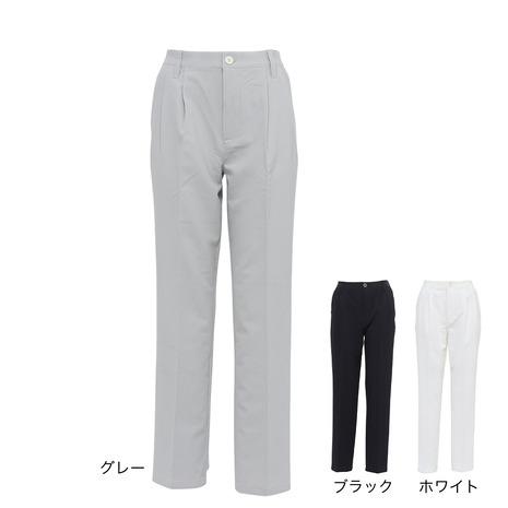 クランク（CLUNK）（レディース）ゴルフウェア UVカット スリム タックテーパードパンツ CL5...