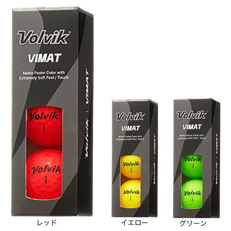 ボルビック（Volvik）（メンズ）ゴルフボール VV5PNA0 VMAT スリーブ(3個入り)