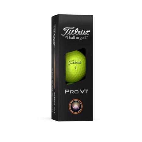 タイトリスト（TITLEIST）（メンズ）PRO V1 YEL 3P ゴルフボール T2129S-3...