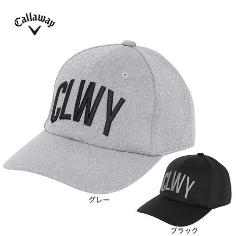 キャロウェイ（CALLAWAY）（メンズ）ゴルフ 吸汗速乾 カレッジ調ロゴセミフラット キャップ C...