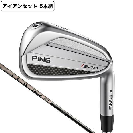 ピン（PING）（メンズ）i240 アイアンセット 5本 (6I〜9I、PW) PING TOUR ...