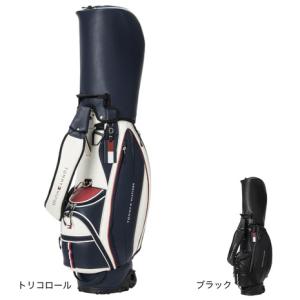 トミーヒルフィガーゴルフ（TOMMY HILFIGER GOLF）（メンズ）ゴルフ カート式 キャディバッグ 9型 キャスター付き THMG5FC2