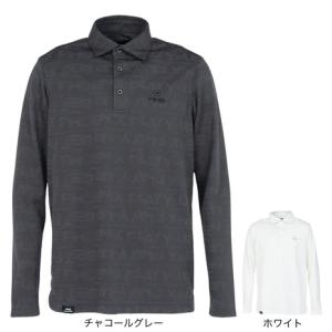 PING（ピン） （メンズ）ゴルフウェア ロゴジャカード 長袖ポロシャツ