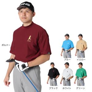 PING（ピン） （メンズ）ゴルフウェア 半袖ハーフジップ 撥水ブルゾン