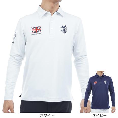 アドミラル ゴルフ（Admiral GOLF）（メンズ）ゴルフウェア 吸湿発熱 長袖 速ポカ フラッ...