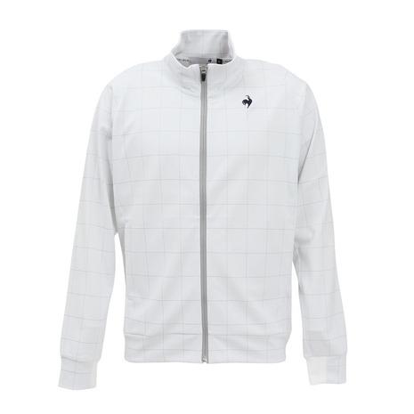 ルコックスポルティフ（lecoqsportif）（メンズ）ゴルフウェア 吸汗 ウィンドウペン柄 長袖...