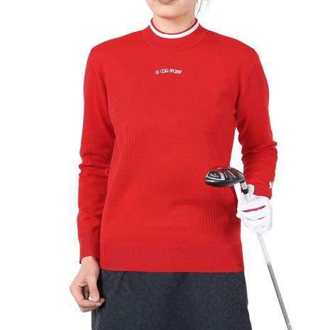 ルコックスポルティフ（lecoqsportif）（レディース）ゴルフウェア 長袖 モックネック セー...
