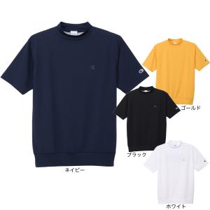 チャンピオン（CHAMPION）（メンズ）ゴルフウェア 吸水速乾 半袖 モックネックシャツ C3-DG309