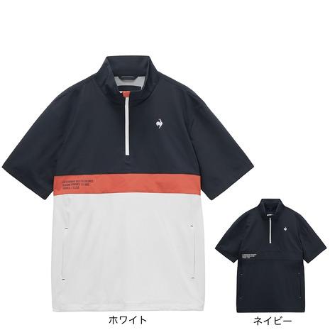 ルコックスポルティフ（lecoqsportif）（メンズ）ゴルフウェア 花粉付着軽減 ハーフジップ ...