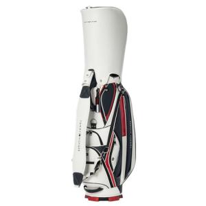 トミーヒルフィガーゴルフ（TOMMY HILFIGER GOLF）（メンズ）ゴルフ カート式 キャディバッグ 9型 5分割 FACE THMG6SC2-WHT