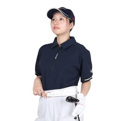 ルコックスポルティフ（lecoqsportif）（レディース）ゴルフウェア 吸汗 半袖カットソー L...