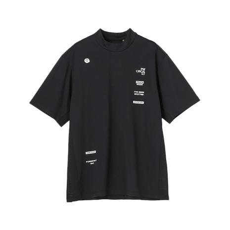 ピーダブリュ サーキュラス（PW CIRCULUS）（メンズ）ゴルフ 半袖 メッシュコンビ モックネ...