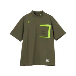 RUFFLOG（ラフロッグ） モックネック 半袖Tシャツ ブラック系 L ゴルフ