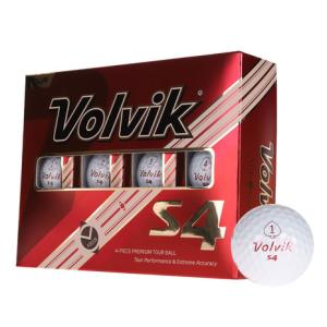 ボルビック（Volvik）（メンズ、レディース）ゴルフボール NEW S4  21 SL WHT 1ダース(12球入り)｜victoriagolf