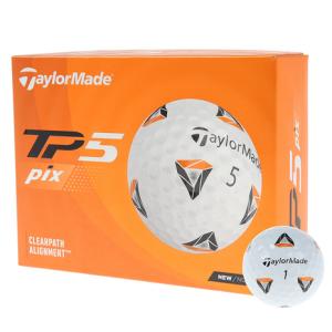テーラーメイド（TAYLORMADE）（メンズ、レディース）ゴルフボール New TP5 Pix ボール 1ダース(12球入り)｜victoriagolf