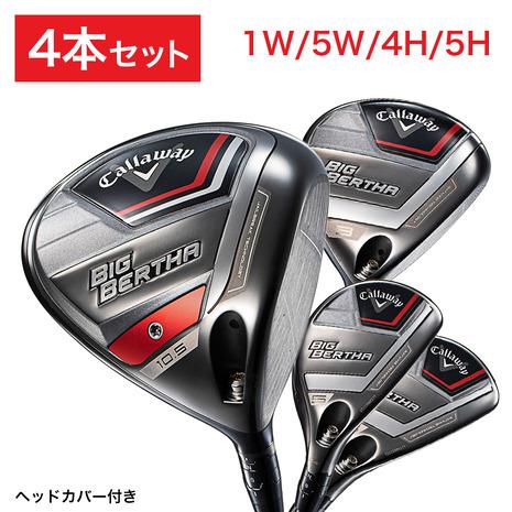 キャロウェイ（CALLAWAY）（メンズ）【ゴルフクラブ4本セット】ビッグバーサ ドライバー1本 フ...