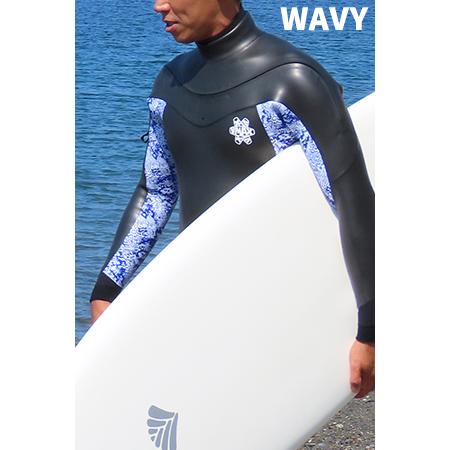 セミドライ　ウェットスーツ　WAVY　メンズ　サーフィン　日本製　工場直販　送料無料　フルオーダー料...