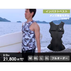 Victoria MAX クロスバックショートジョン Men's 春夏モデル バックジップA 【工場直販】サーフィン用フル