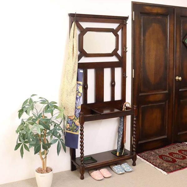 ホールスタンド 英国 アンティーク オーク材 1930年代 イギリス AA1-YAYHS