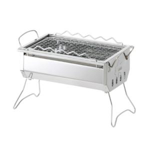 ロゴス（LOGOS）（メンズ、レディース）ROSY 卓上ステングリル 81064170 調理器具 アウトドア キャンプ レジャー BBQ バーベキューコンロ 焚き火 串焼きラック｜victoriasurfandsnow