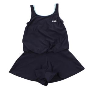 フィラ（FILA）（キッズ）ブラウジングワンピース 水着 127689NSA1 スクール水着 女の子 ガールズ UVカット｜victoriasurfandsnow