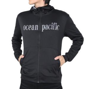 オーシャンパシフィック（Ocean Pacific）（メンズ）メンズ ロゴジップ UVパーカー ラッシュガード 510486BLK｜victoriasurfandsnow