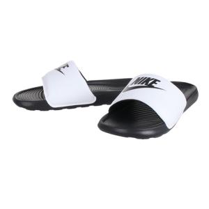 ナイキ（NIKE）（メンズ）サンダル ビクトリー ワン スライド ホワイト ブラック CN9675-005 シャワーサンダル プール ビーチ タウン
