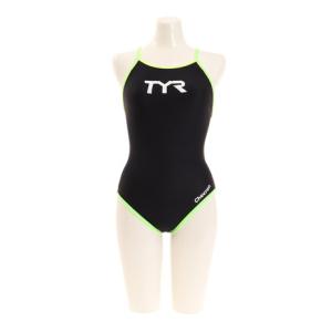 ティア（TYR）（レディース）競泳水着 レディース 水泳 フレックスバック DOUBLE P. FDSPL112 BKGN｜VictoriaSurf&SnowYahoo!店