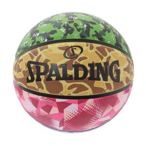 スポルディング（SPALDING）（メンズ）バスケットボール 7号球 ミックスカモ ラバー 84-539J 屋外 室外｜victoriasurfandsnow