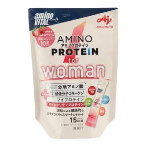 アミノバイタル（amino VITAL）（レディース）アミノバイタル アミノプロテイン for woman ストロベリー味 10本入り ソイプロテイン アミノ酸 コラーゲン｜victoriasurfandsnow