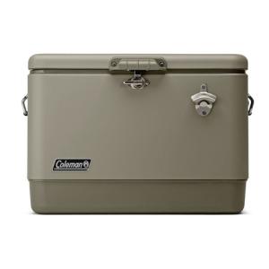 コールマン（Coleman） クーラーボックス 51L 保冷 54QT スチールベルトR クーラー セージ 2159598