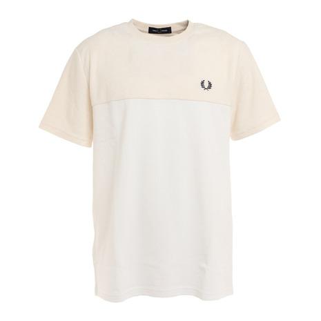 フレッドペリー（FRED PERRY）（メンズ）TOWELLING PIQUE PANE 半袖Tシャ...