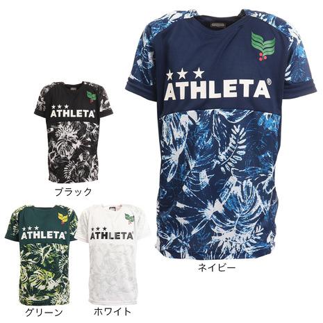 アスレタ（ATHLETA）（キッズ） サッカー フットサルウェア Tシャツ ジュニア 総柄プラシャツ...